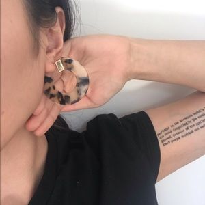 Tortoise earring